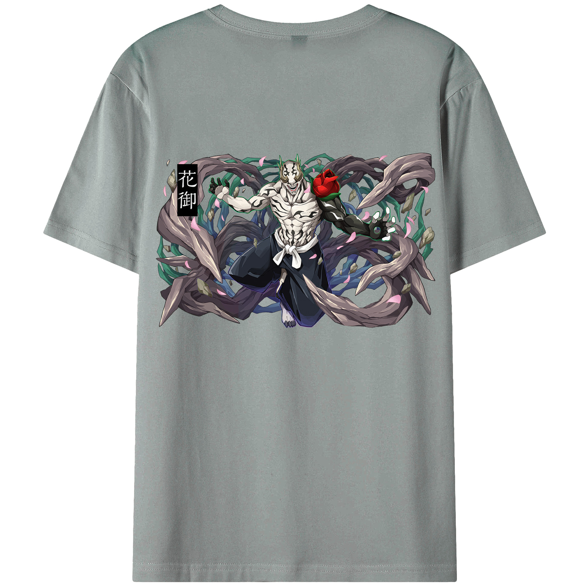 （画像用） 呪術廻戦 Jujutsu Kaisen 綿100％ メンズ半袖Tシャツ（バックプリント） 通気性